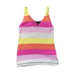 NWT Design 365 Multicolor Knitted Tank Top: M